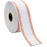 MMF Industries 2160651D16 Automatic Coin Rolls, Holds 40 Quarters, White/Orange, Approx. 1900/roll