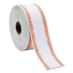 MMF IndustriesTM Automatic Coin Flat Wrapper Rolls, Quarters, $10, 1,900 Wrappers per Roll