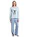 Hue Sleepwear Women's Chihuahua Script Sleep Set