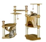 Cat Scratching Tree Cat s Empire LUXOR 48.4   in beige #33370