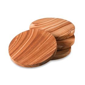 Natural Sandstone Coasters with or without Holder