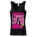 Minty Tees Squats? I Thought You Said Lets Do Shots Ladies Tank Top