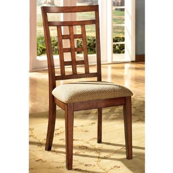 Medium Oak Stain Side Chair - Set of Two