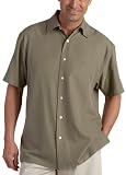 Nautica Sportswear Men's SS Anchor Silk Cotton Shirt