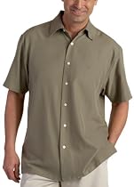 Nautica Sportswear Men's SS Anchor Silk Cotton Shirt