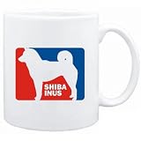 Mug White  Shiba Inu Sports Logo  Dogs