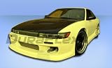 1989-1994 Nissan 240SX S13 GP-1 Conversion Comlpete Kit: This S13 Conversion Includes S13 Conversion GP-1 Front Bumper (102202), S13 Conversion M-1 Sport Fenders (100877), and S13 Conversion M-1 Sport Hood (102203). We recommend the usage of hood pins for all hoods. Hood pins sold separately.