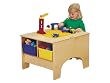 Jonti-Craft 57459JC KYDZ Duplo Building Table with Colored Tubs