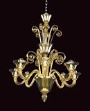 2-9003-8-5 Savoy House Lighting Eight-Light Crystal Chandelier