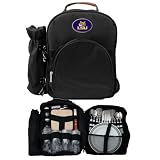 Louisiana State Fightin' Tigers (LSU) Classic Picnic Backpack - NCAA College Athletics