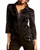 Collared Zip Thigh Jumpsuit Product Image