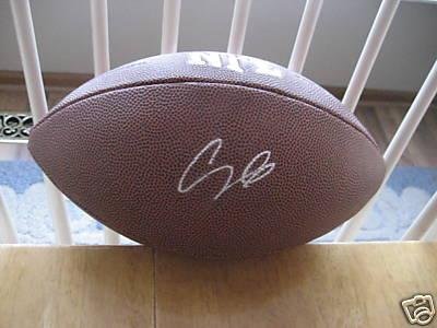 Chris (Arizona Cardinals) Wells Autographed Football - Beanie Cardinal - Autographed Footballs