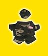 USA Green Camouflage clothes fits 12" Snuggl'ems, 8" - 10" Stuffed Animal kits & most Webkinz & Shining Star animals