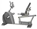 Tunturi E60R Recumbent Cycle - Dark/Light Grey, 171L x 70W x 117H Cm