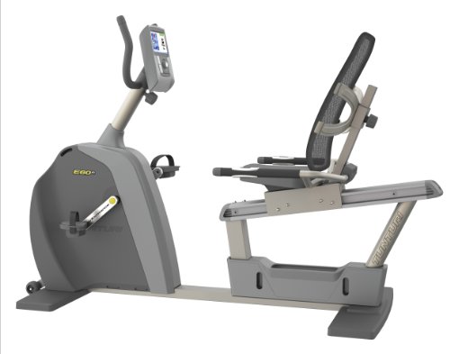 Tunturi E60R Recumbent Cycle - Dark/Light Grey, 171L x 70W x 117H Cm