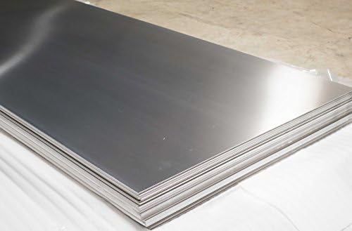 Two (2) pieces of 304 Stainless Steel Sheets, 24Ga. 24"x 96"(2'x8' feet), 2B Finish