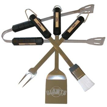 San Francisco Giants MLB Barbeque BBQ Grill Set 4p