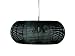 Present Time Leitmotiv Pendant Lamp Oval, Aluminium, Black