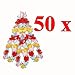 50er Pack Hawaiikette / Blumenkette bunt 02