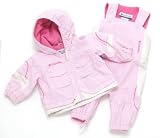 Columbia Santa Peak Infant Girl Winter Snow Jacket Overall Snowsuit Set (6M)