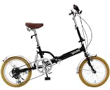 �g�b�v���� TOPONE 16�C���`�܏�ݎ��]�ԃV�}�m�U�i�ϑ� coccolo FLS166-BK �u���b�N