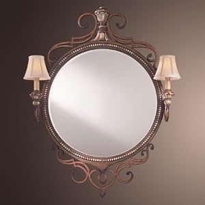 Ambience 50670-126 Mirror 2-25 W Belcaro Walnut