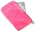 Cover:Erstklassiges Neopren-Etui "Romantisch", rose / Handyhalter mit Trageriemen, mit "Party" gr�n glitzernd Armband f�r Huawei T330 geeignet. Einzigartig beschichtete, spritzwasserdichte Rei�verschluss-Tasche / Schale / H�lle / Etui f�r Handys