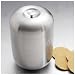 Define Brushed Steel Biscuit Tin