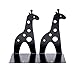 Marrywindix Black Cute Giraff Nonskid Bookends Bookend Art Gift