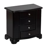 Mele & Co. Sabrina Musical Jewelry Box in Java Finish