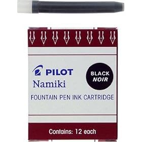 Namiki/Pilot Ink Cartridge 12-Pack Black