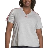 adidas Ladies Stretch Cotton Short Sleeve Top 