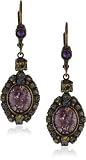 Sorrelli Aurora Sky Multi Crystal Cluster Dangle Gold Tone Earrings