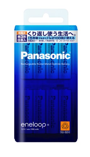 Panasonic eneloop 単3形 8本パック(スタンダードモデル) BK-3MCC/8