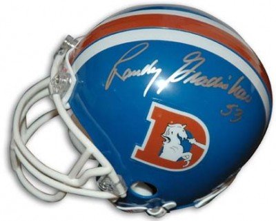Randy Gradishar Autographed/Hand Signed Denver Broncos Mini Helmet