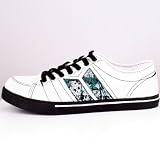 Manchester - Vegan Shoes in White Circuit By Macbeth Footwear by Macbeth