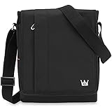 CaseCrown Water Resistant Poly North Messenger Bag (Black) for Microsoft Surface Pro & RT