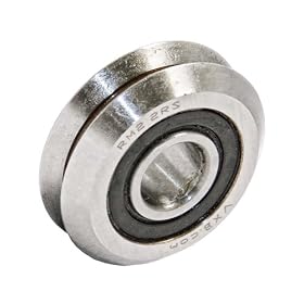 3/8 inch V Groove Guide Bearings:Sealed