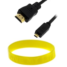 GTMax 10FT HDMI to Micro HMDI Cable (Type A to Type D) for Acer Iconia W700, A110, A700, A500; Asus VivoTab RT TF600T, Transformer Pad Infinity TF700T, PadFone(Station); Coby Kyros MID7026; Motorola DROID RAZR MAXX HD/ HD XT926, Droid Bionic XT865/XT875; Samsung Galaxy S Lightray 4G / SCH-R940; Fuji