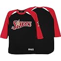 Majestic Athletic Philadelphia 76ers Raglan Crew