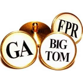 Personalised Brass Golf Ball Markers - Set of two markers in a gift box