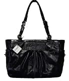 41sK4nPfMML._SL160_ - Coach Handbag - Black Patent Leather East West Gallery Tote Bag 13761 - - coach-handbags-savings