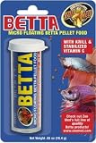 4PK Zoo Med Floating Betta Micro Pellet Food .65oz (Catalog Category: Aquarium / Pelleted Fish Food)