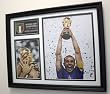 2006 Fabio Cannavaro Italy Framed Collage Photographs with 2006 World Cup Trophy