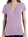 (オルタナティブ)alternative Burn out Deep V-neck w/pocket Unisex aa2632 Iris S