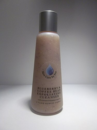 Exhilerating & Refreshing Blueberry & Coffee Bean Exfoliating Cleanser 5 Oz - with Resveratrol and Papaya Enzymes. Loaded with antioxidants to fight signs of aging this cleanser contains enzymes for effectively smoothing dull flaky dry skin revealing vibrant healthy skin