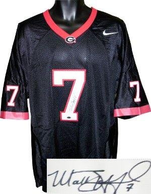 Matthew Stafford signed Georgia Bulldogs Black Nike Jersey- Stafford Hologram - Autographed College Jerseys