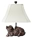 All Products : CBK Ltd Iron Flying Pig Design Accent Lamp with Ball Finial, 15-1/2-Inch H