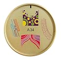 ENAS Nail Art Rainbow Stamp A-34 Retail Package