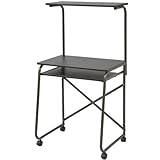 Yamazenサイバーコム パソコンデスク(幅65) ダークブラウン GHP-65HC(DBR/BR)